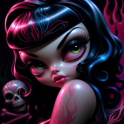 AI-generated interpretation of Lowbrow & Pop Surrealism