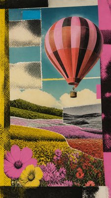 Appropriation Art Style greeting card example