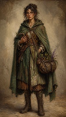Oil Painting Art Style character design example