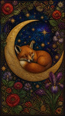 Pre-Raphaelite Art Style baby announcement example