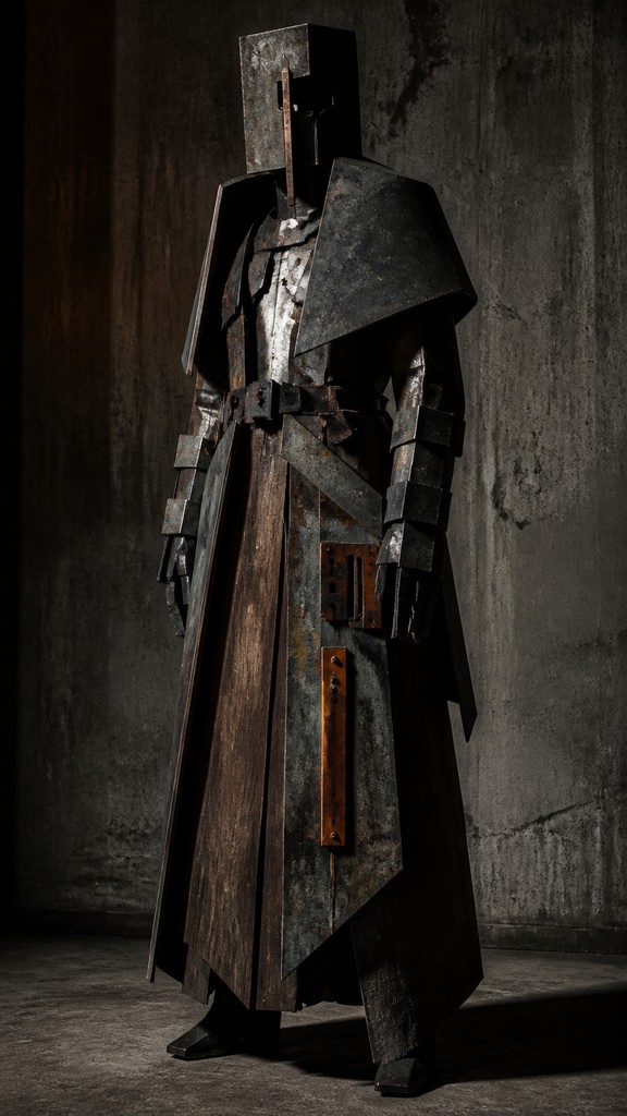 full-length portrait of an elegant figure — Industrial Furniture Art