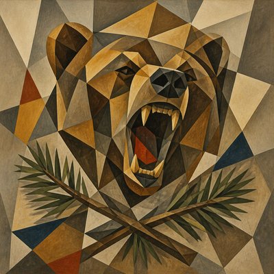 Cubist Still Life Art Style t-shirt design example