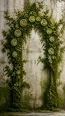 Moss Graffiti Street Art Style wedding invitation example