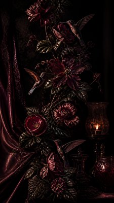 Dark Feminine Aesthetic phone case design example