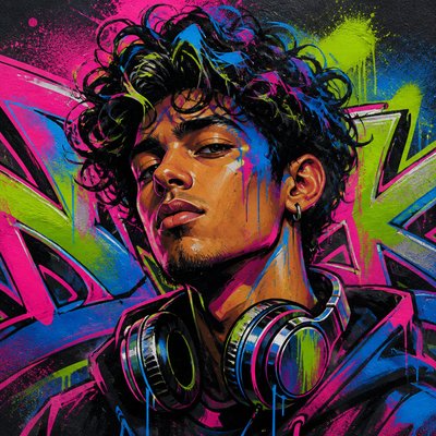 Graffiti Art Style Discord profile picture example