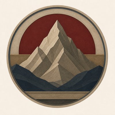 Neoclassicism Art Style logo concept example