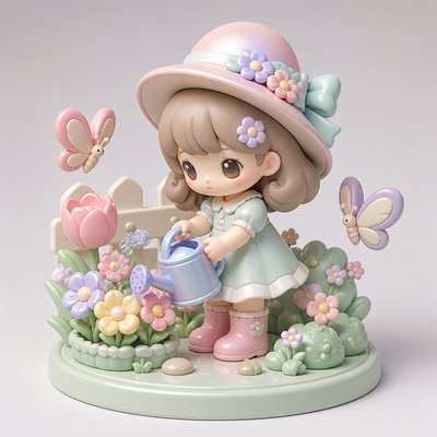 Blind Box Toy Art coloring page example