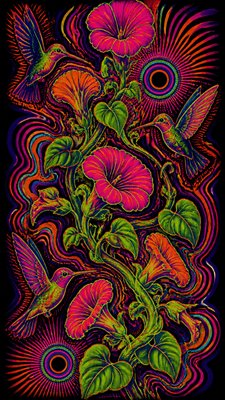 Psychedelic Poster Design phone case design example