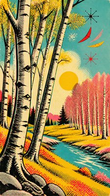Retro Pop Art Style wall art print example