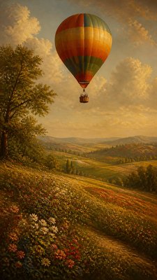 Classical Realism Art Style greeting card example