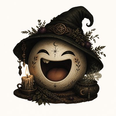Witchcore Aesthetic Twitch emote example