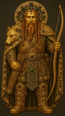 Byzantine Jewelry Design tabletop character portrait example