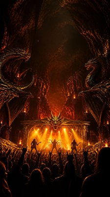 Dragoncore Aesthetic flyer example