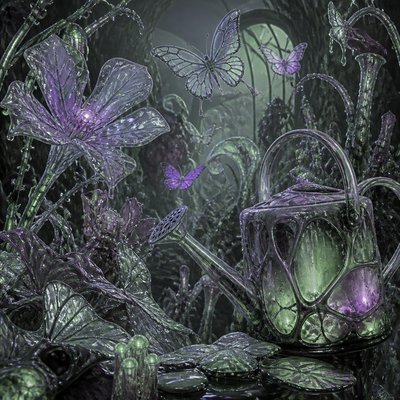 Biopunk Sci-Fi Art coloring page example