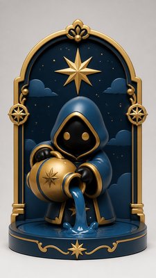 Designer Vinyl Toy Art tarot card example