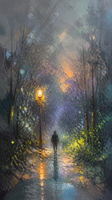 Urban Impressionism Art Style book cover example
