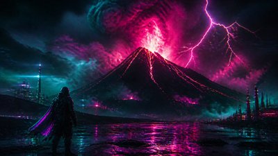 Cyberpunk Sci-Fi Art YouTube thumbnail example