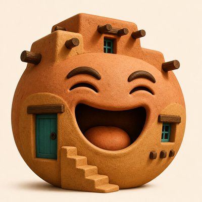 Adobe Pueblo Architecture Twitch emote example