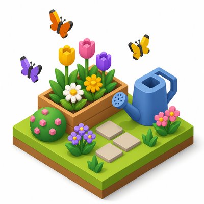 Isometric Icon Design coloring page example