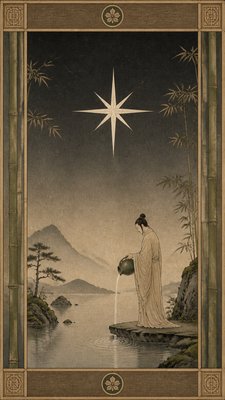 Japanese Architecture Art tarot card example