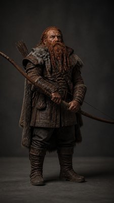 Fine Art Photography Style tabletop character portrait example
