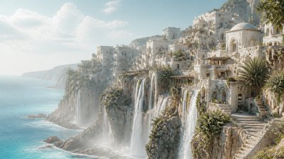 Coastal Interior Design concept art example