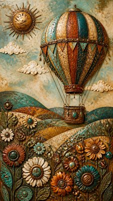 Bohemian Jewelry Design greeting card example