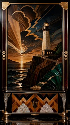 Art Deco Furniture Art poster example