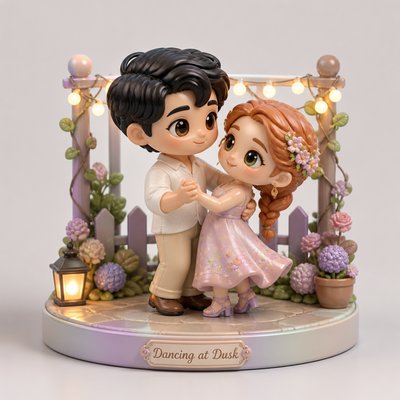 Blind Box Toy Art couple portrait example