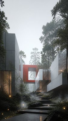 Modern Architecture Art book cover example