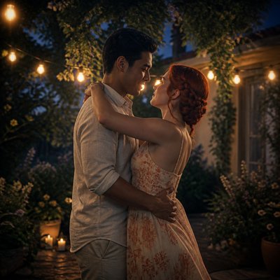 VFX Compositing Digital Art Style couple portrait example