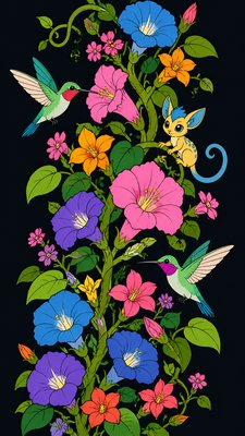 European Comic Art (Ligne Claire) phone case design example