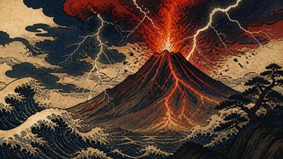 Ukiyo-e Anime Fusion Portrait YouTube thumbnail example