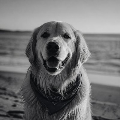 Street Photography Style pet portrait example