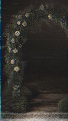 Analog Horror Aesthetic wedding invitation example