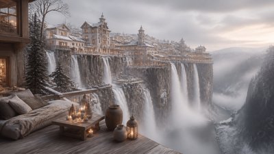 Hygge Aesthetic concept art example