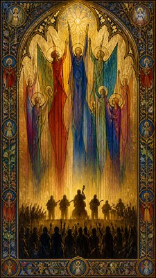 Gothic Religious Art flyer example