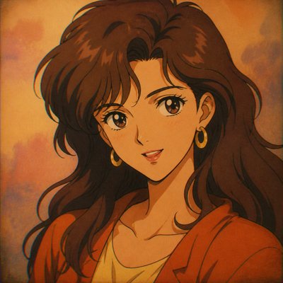 Vintage Retro Anime Art Style profile picture example
