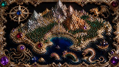 Statement Jewelry Design fantasy map example
