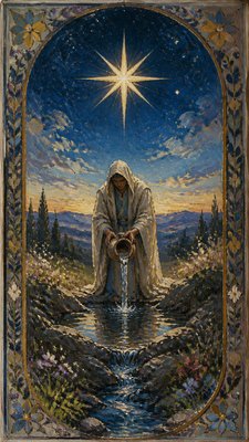 Plein Air Landscape Art Style tarot card example