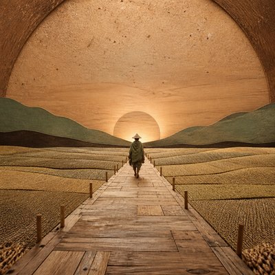 Sustainable Eco Furniture Art album cover example