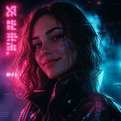 Cyberpunk Sci-Fi Art profile picture example