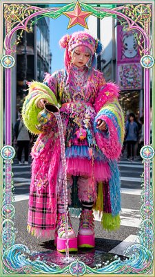 Harajuku Fashion Style tarot card example