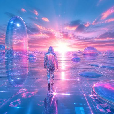 Y2K Aesthetic album cover example