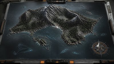 Hard Sci-Fi Art fantasy map example