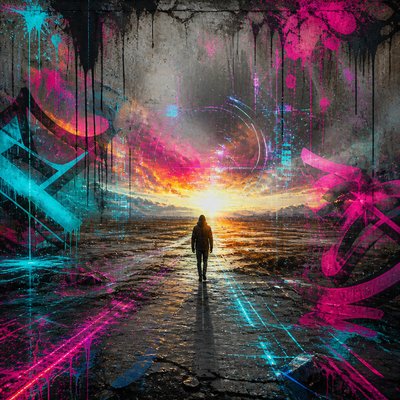 Augmented Reality Graffiti album cover example