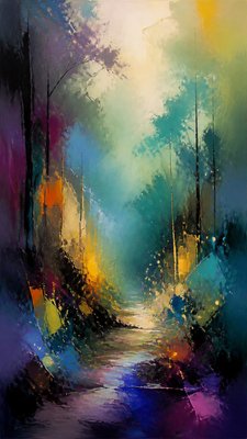 Abstract Art Style book cover example