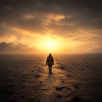 3D Rendered Digital Art Style album cover example