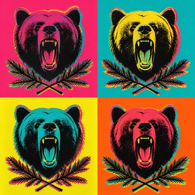 Celebrity Portrait Pop Art Style t-shirt design example