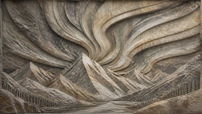 Stone Carving Sculpture Art Style banner example